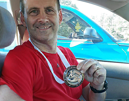 Don with medal