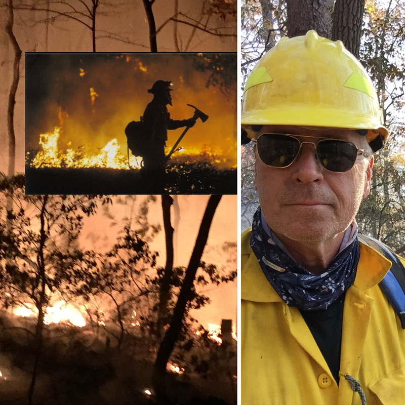 Gary fighting fires